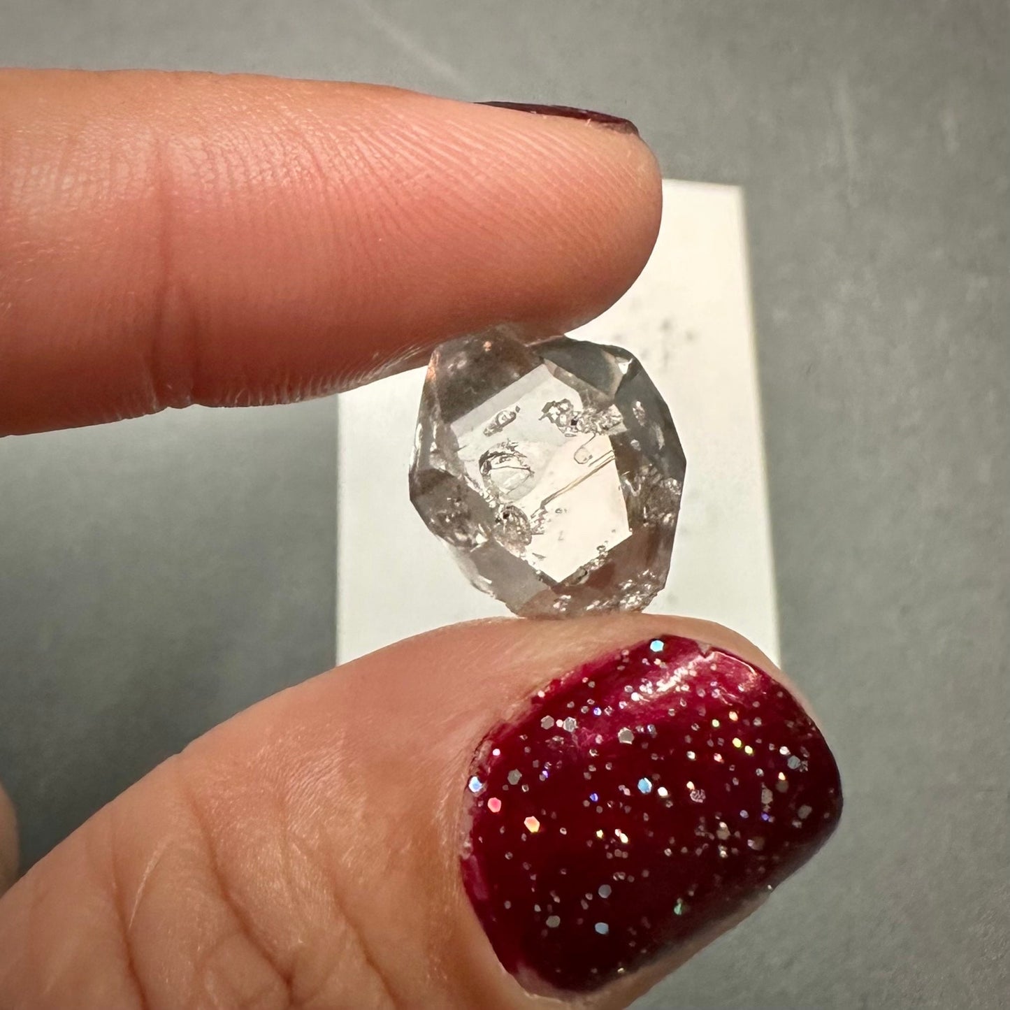 Herkimer Diamond Quartz Crystal, Mohawk Valley, NY USA—SELF5