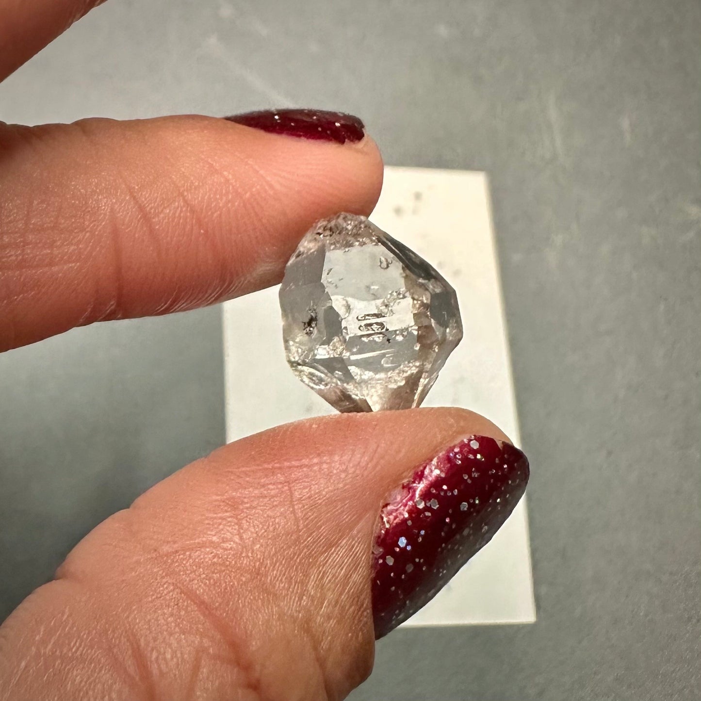 Herkimer Diamond Quartz Crystal, Mohawk Valley, NY USA—SELF5