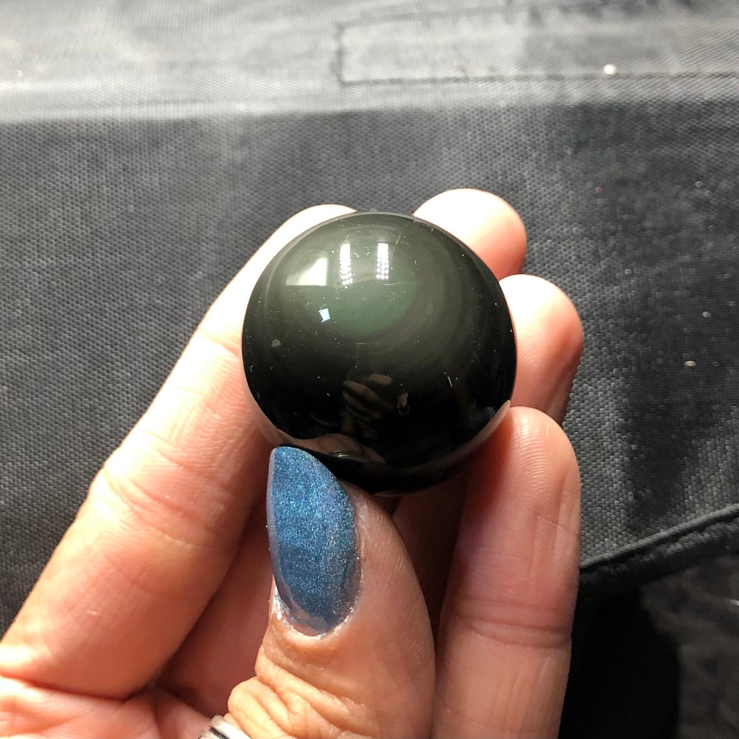 Rainbow Obsidian Polished Mini Sphere, Mexico—POL8