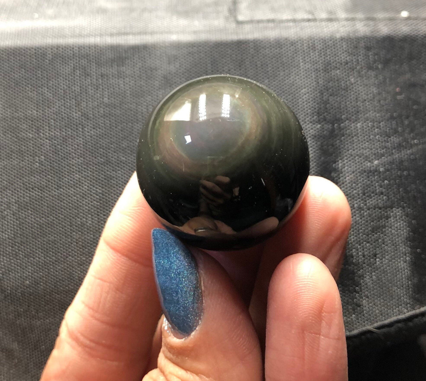 Rainbow Obsidian Polished Mini Sphere, Mexico—POL8