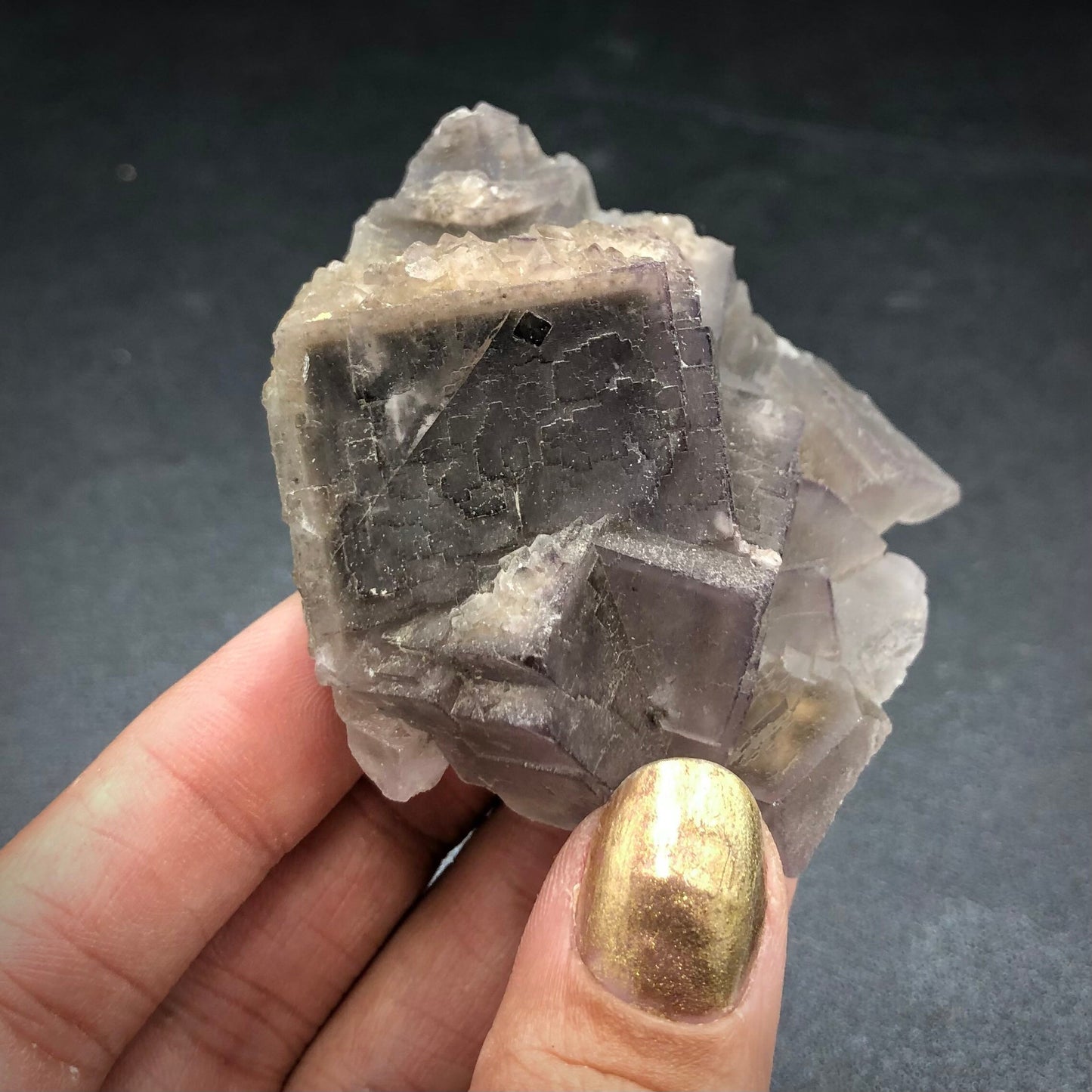 Fluorite & Quartz Cluster, Loralai, Pakistan—FLUO11