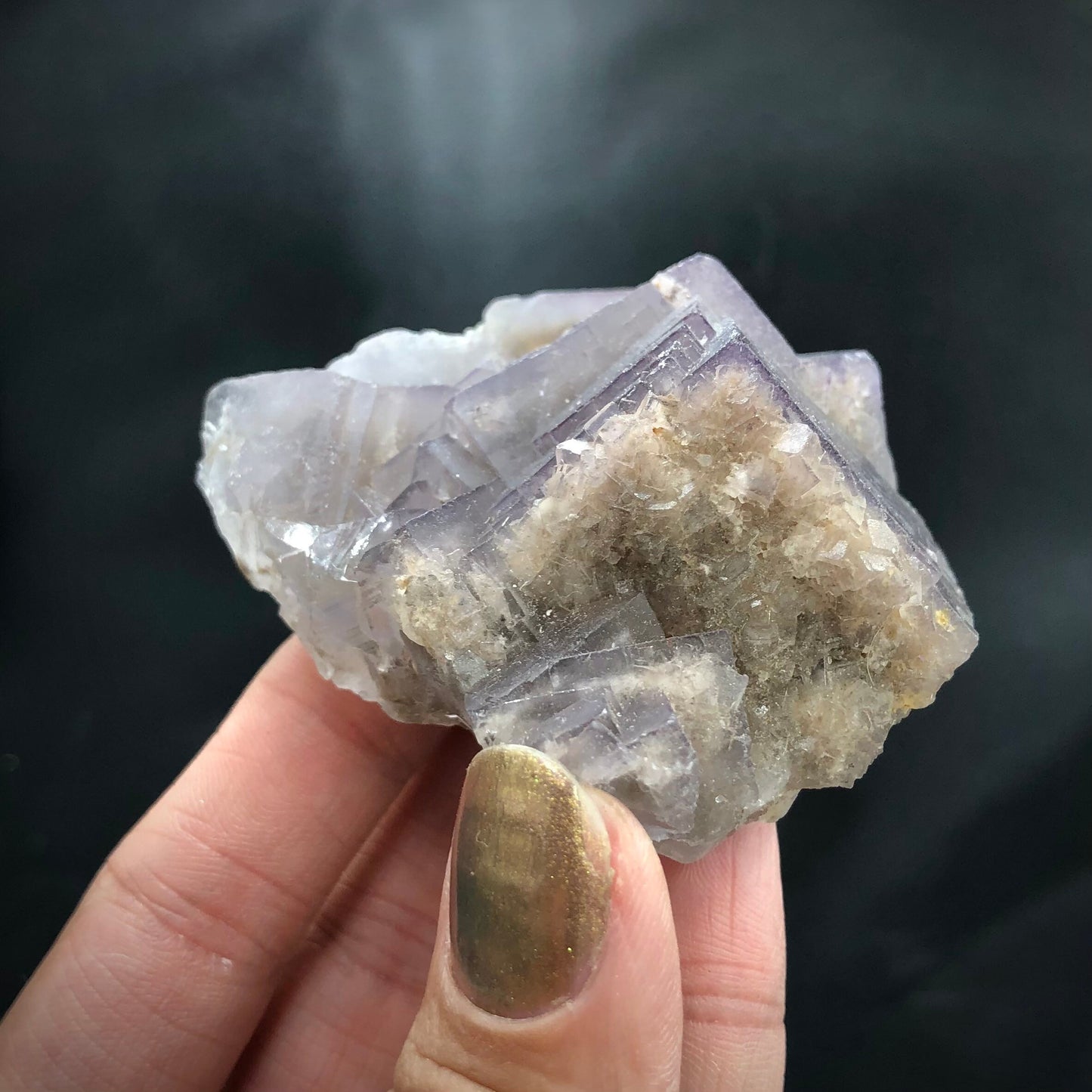 Fluorite & Quartz Cluster, Loralai, Pakistan—FLUO11