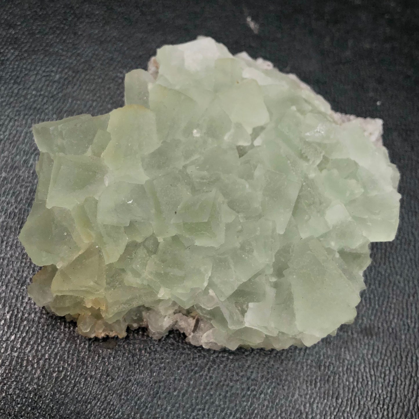 Fluorite Mint Green Cluster, Dalnegorsk, Russia—FLUO4