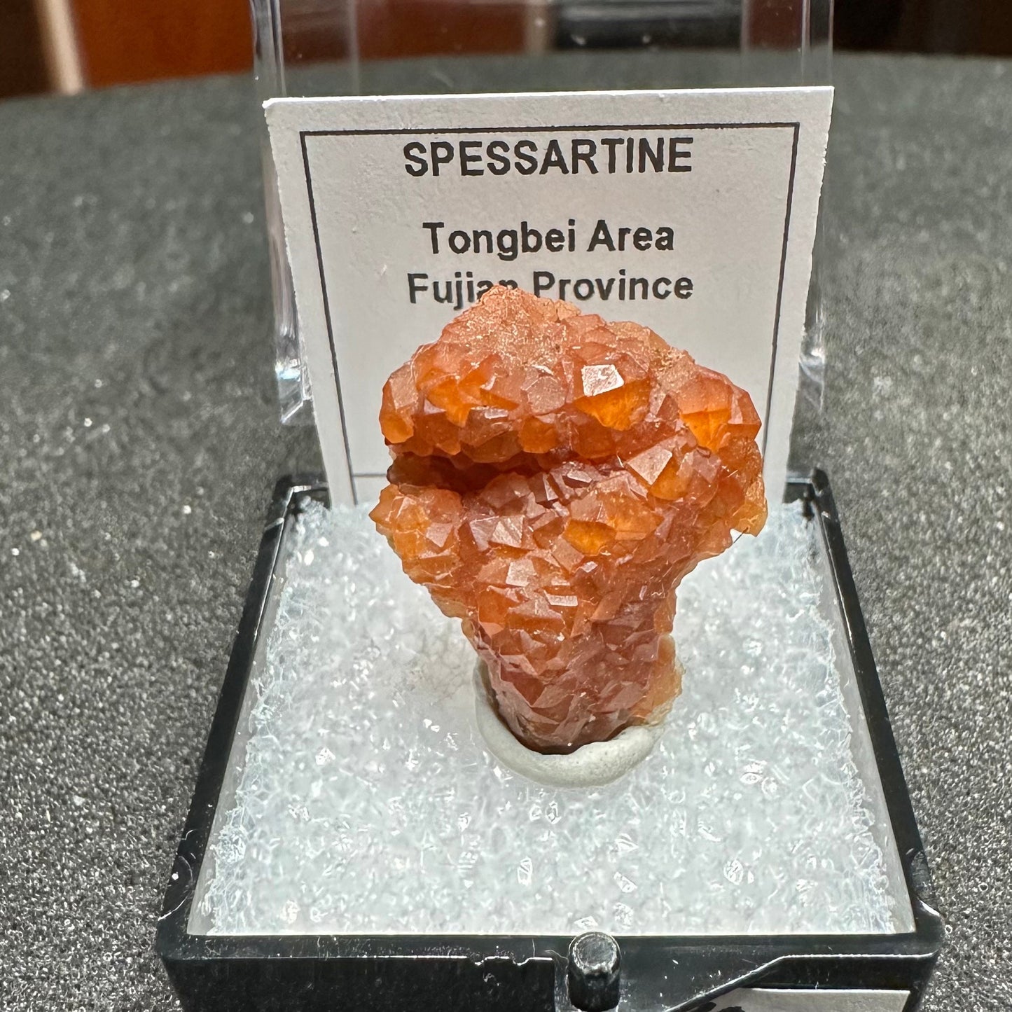 Spessartine Garnets Mini Cluster, Tongbei *Closed*, Fujian, China—TN17