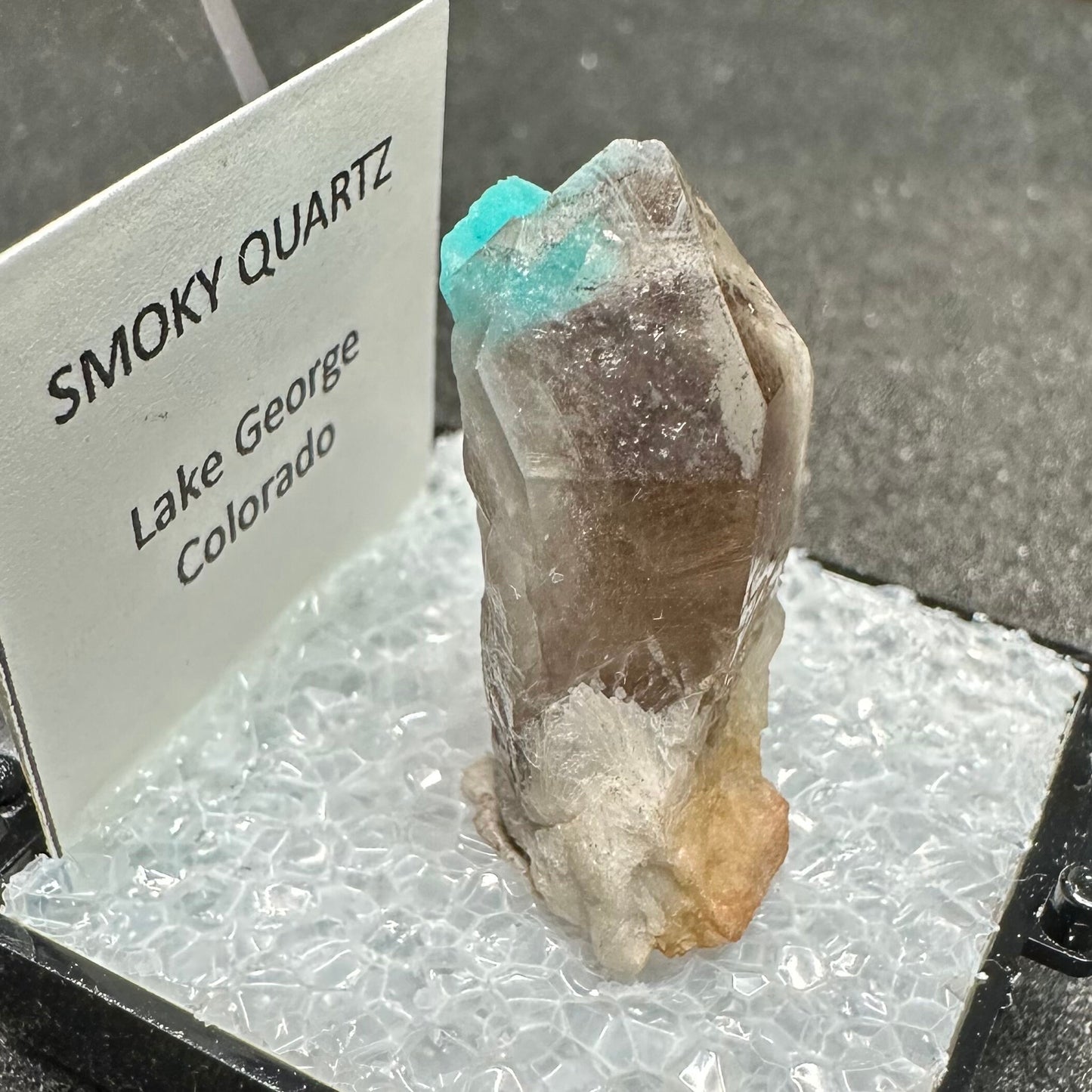 Smoky Quartz Amazonite Feldspar Mini Cluster, Lake George, Colorado, USA—TN14