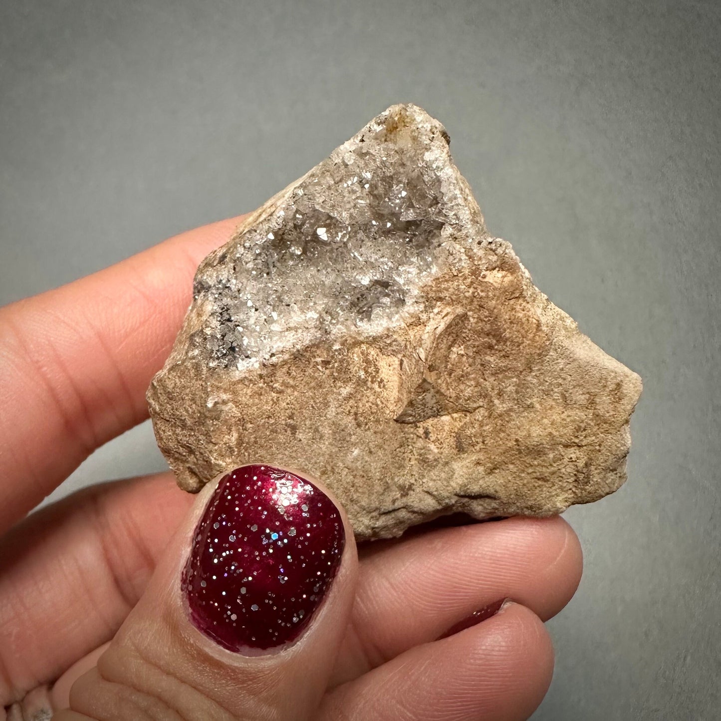 Herkimer Diamond Druzy Quartz Cluster, Mohawk Valley, NY USA—SELF8