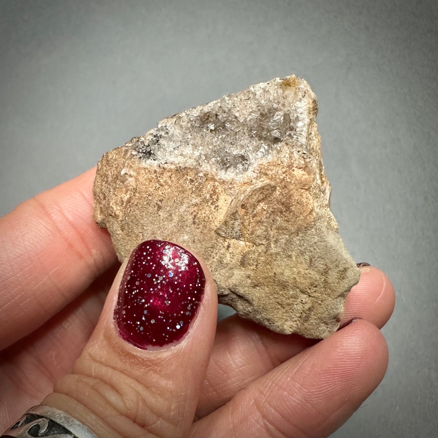 Herkimer Diamond Druzy Quartz Cluster, Mohawk Valley, NY USA—SELF8