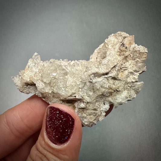 Herkimer Diamond Druzy Quartz Cluster, Mohawk Valley, NY USA—SELF7