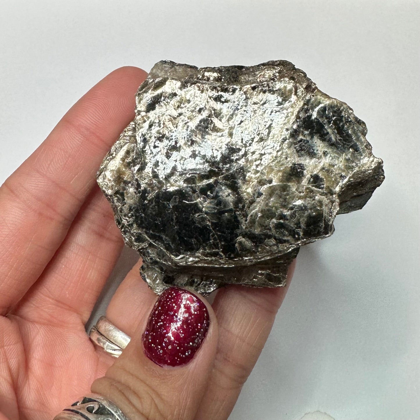 Black Mica Cluster, Powers Farm, Pierrepont, New York USA—SELF11