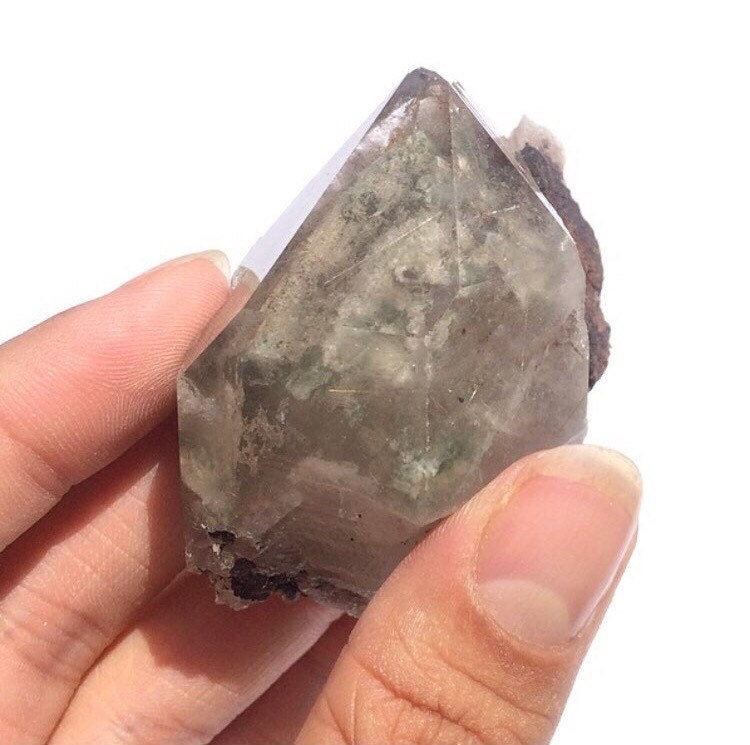 Chlorite Scenic Phantom Quartz Crystal, MG, Brazil—SM4