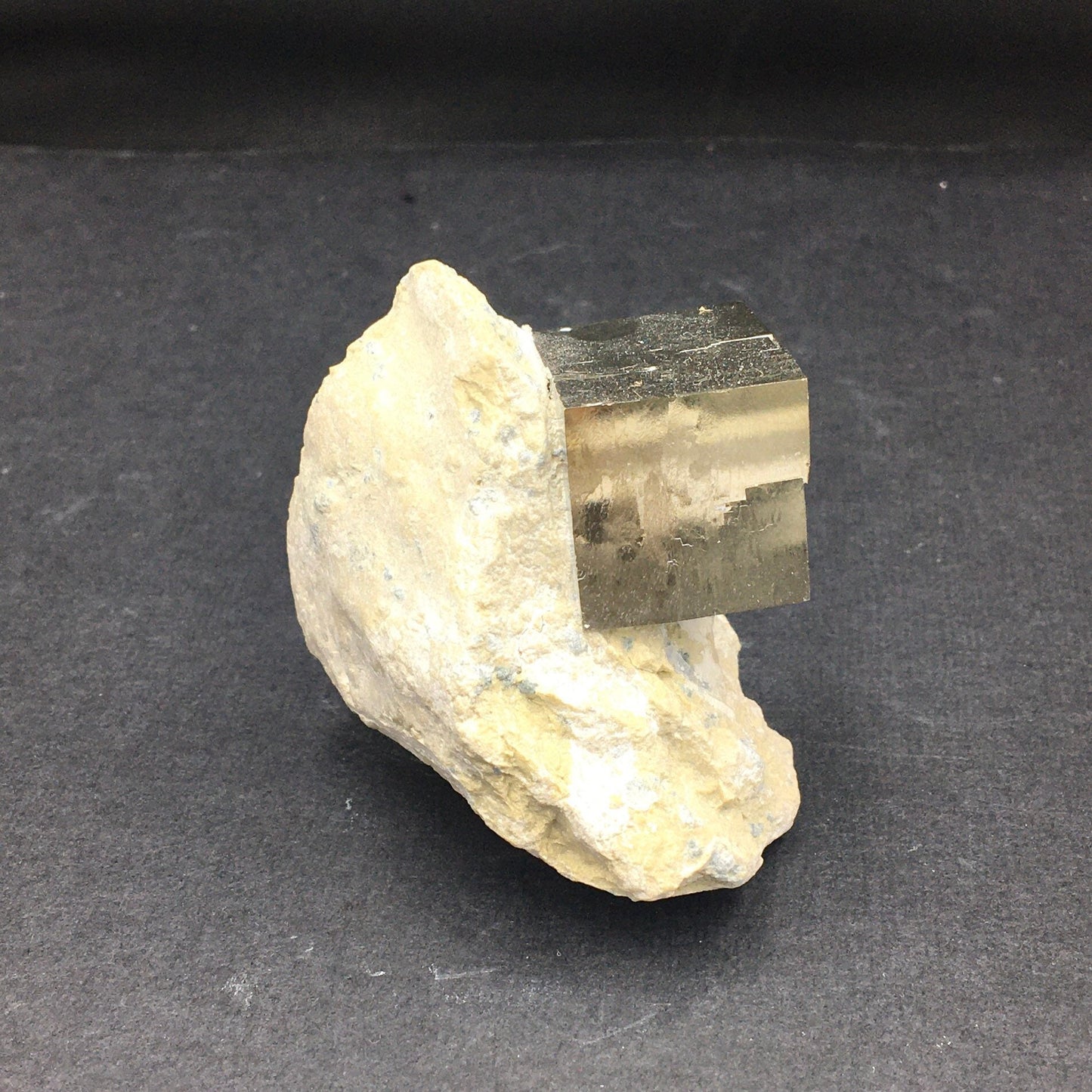 Iron Pyrite Cubic Crystal Cluster, Navajún, Spain—SM7