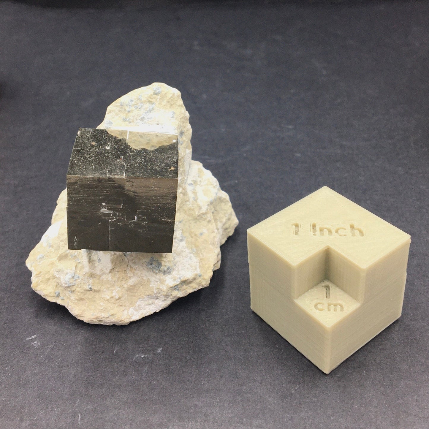 Iron Pyrite Cubic Crystal Cluster, Navajún, Spain—SM7