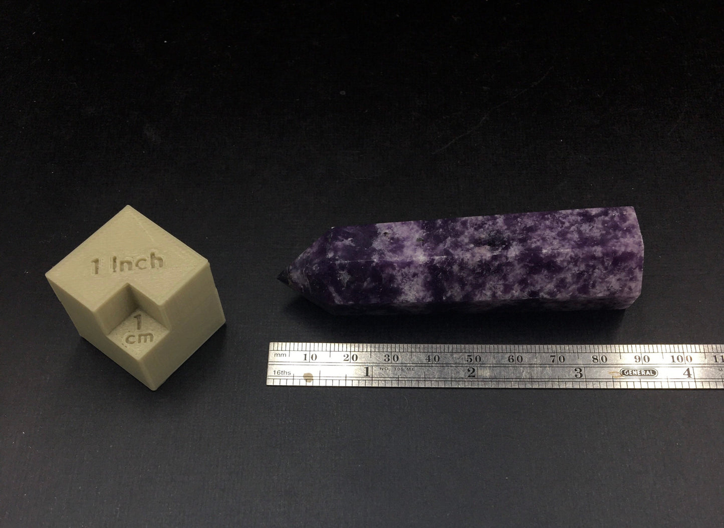 Lepidolite Purple Mica Polished Point—POL25