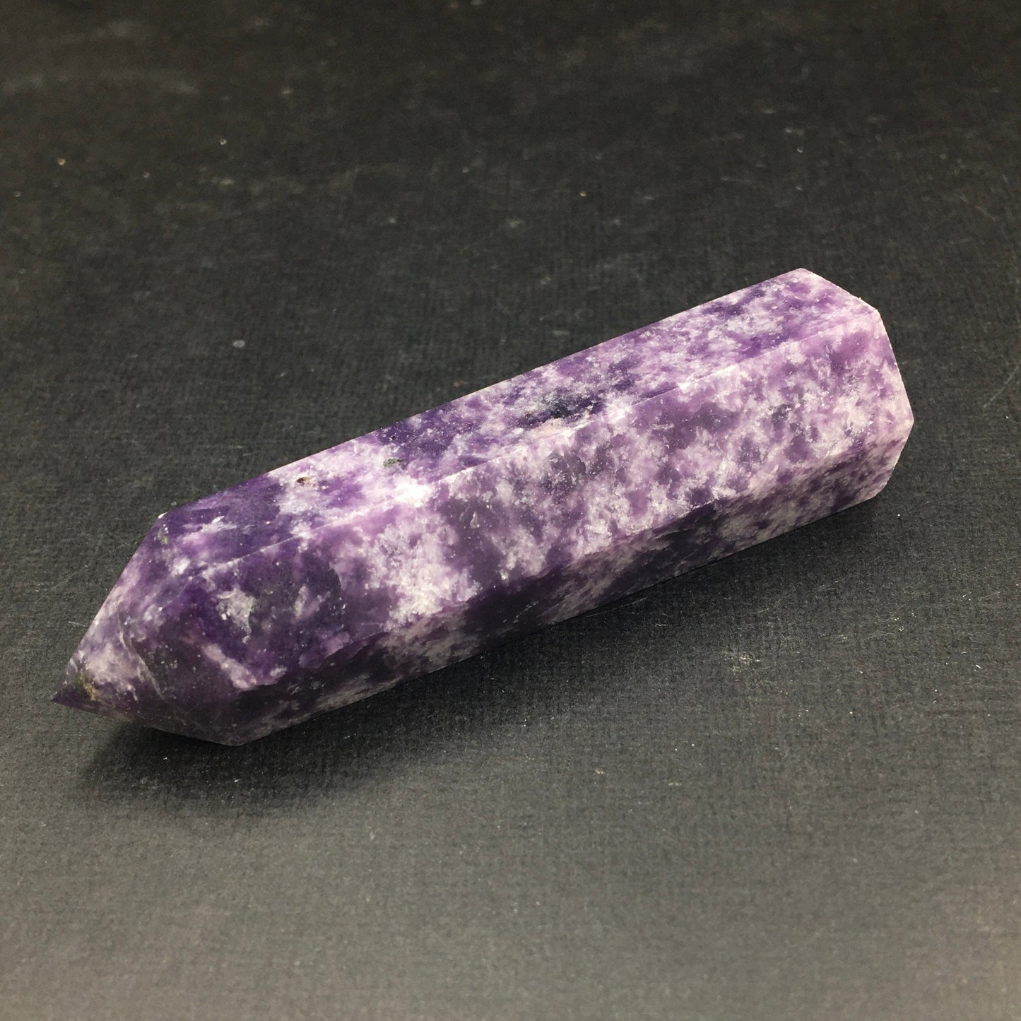 Lepidolite Purple Mica Polished Point—POL25