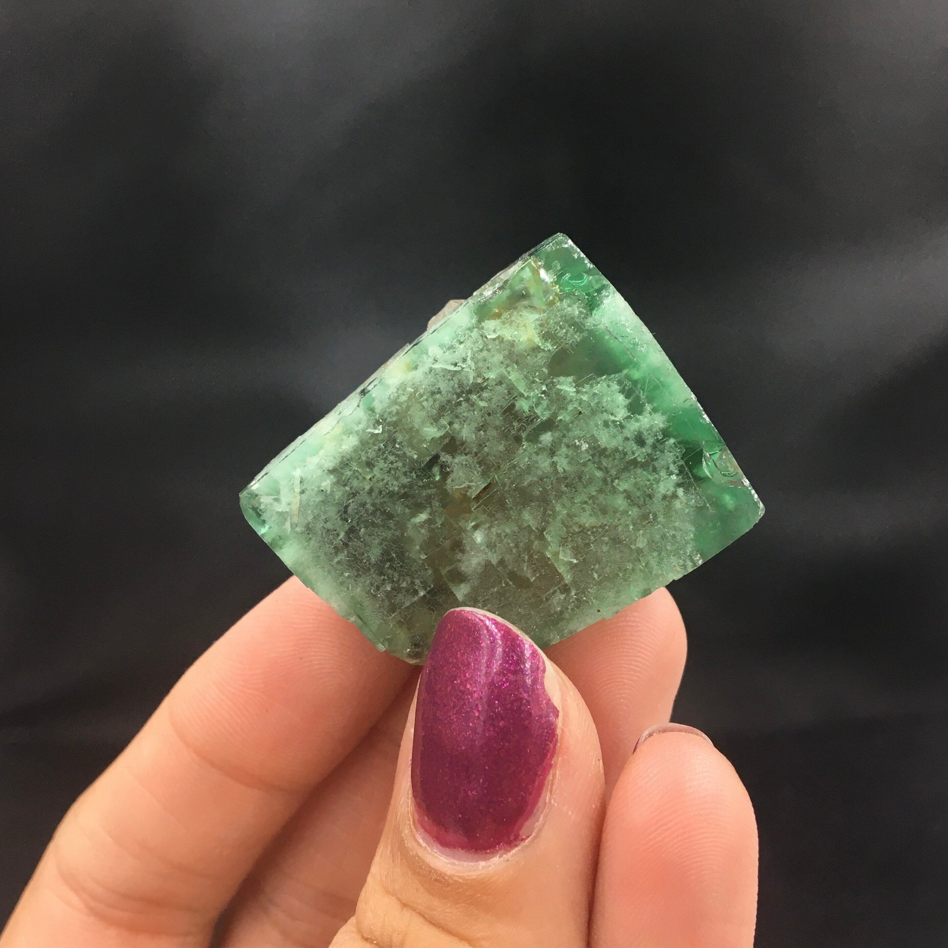 Green Fluorite Lady Annabella Poison Ivy Pocket Daylight Fluorescent I –  Phenomenal Gems