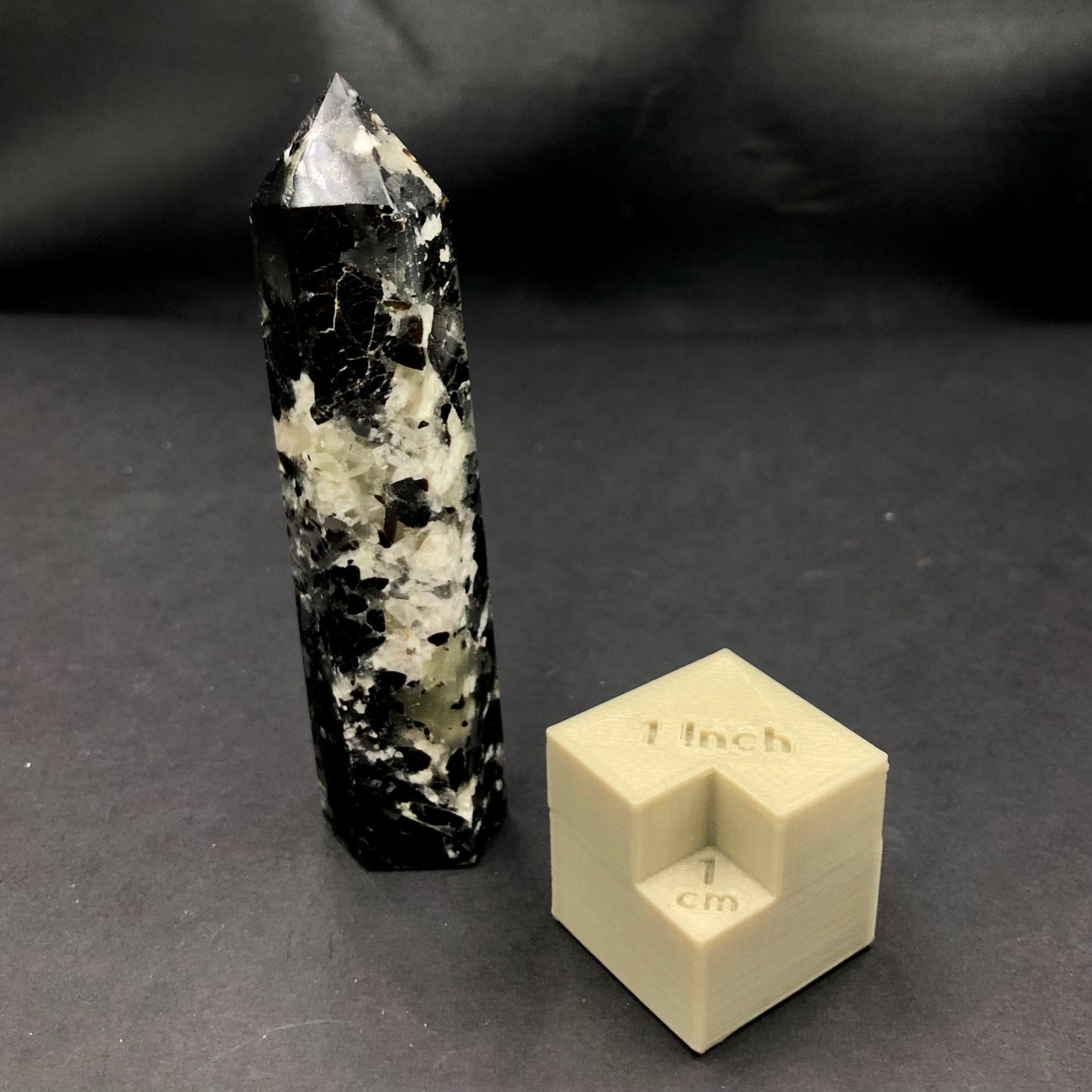 Prehnite & Epidote Polished Point—POL11